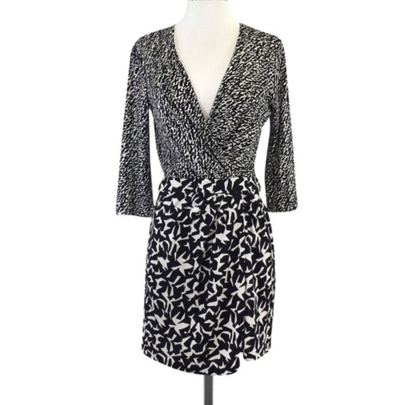 Diane von Furstenberg Dresses & Skirts - Diane von Furstenberg Black & White Dress